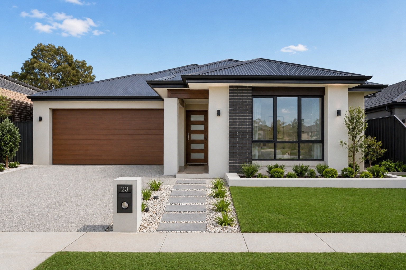 Modern Sydney new build exterior for Builders Clean Cost Sydney 2026