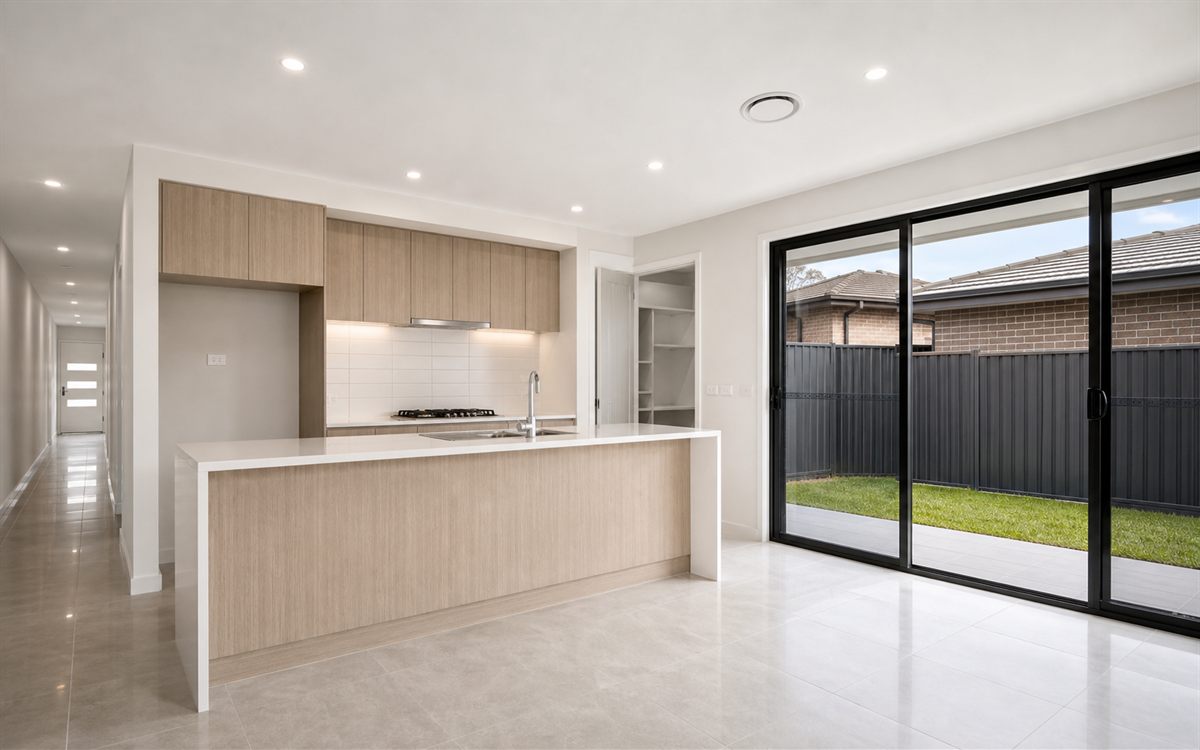 Modern suburban Stanhope Gardens project home handover clean