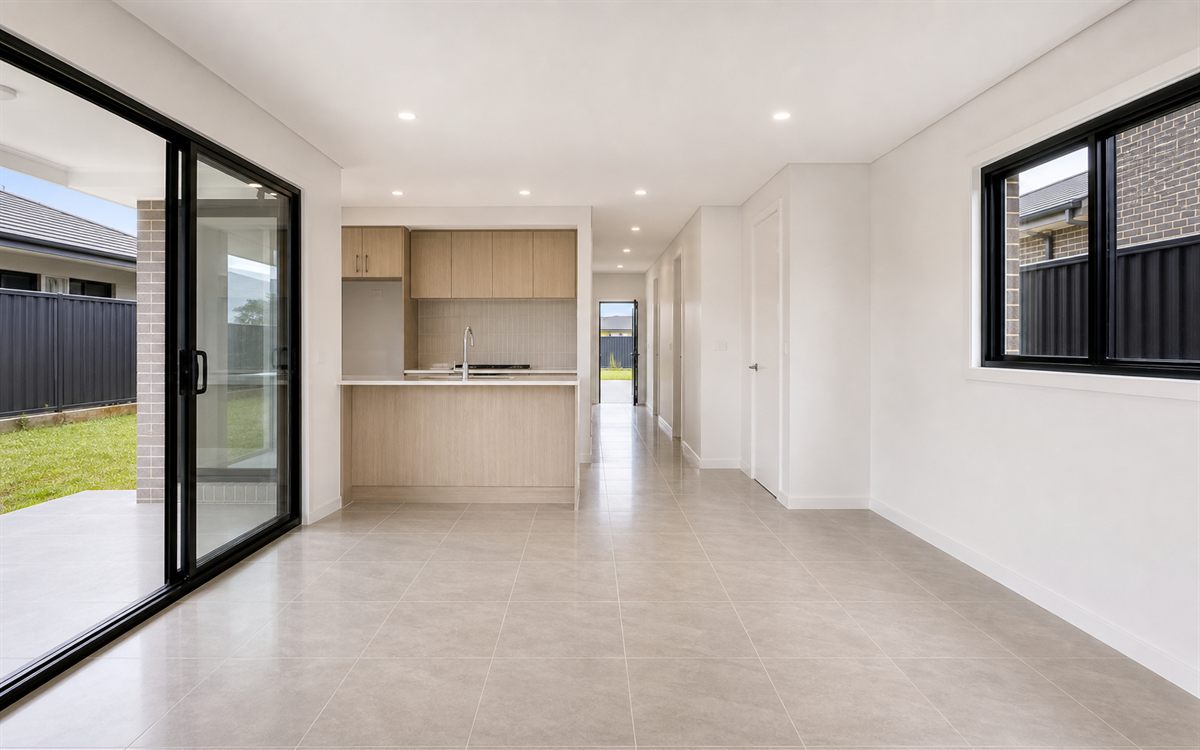Modern suburban Box Hill NSW duplex builders clean