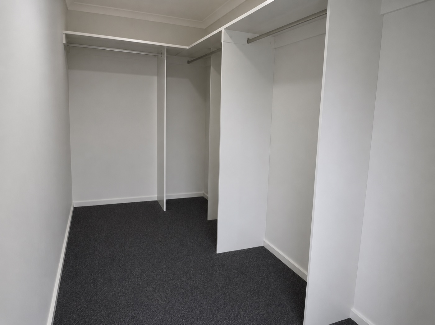 Walk-in wardrobe after the Parramatta handover clean